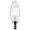 Satco 4-Watt B11 LED - Clear - Candelabra Base - 3000K - 350 Lumens - 120 Volts, 2PK S21821 - alternate 3